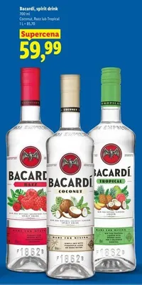 Napój spirytusowy Bacardi Tropical promocja w Lidl