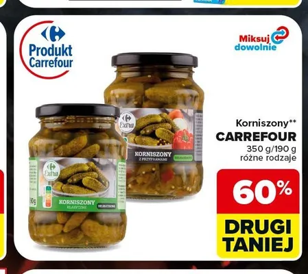Korniszony Carrefour promocja w Carrefour