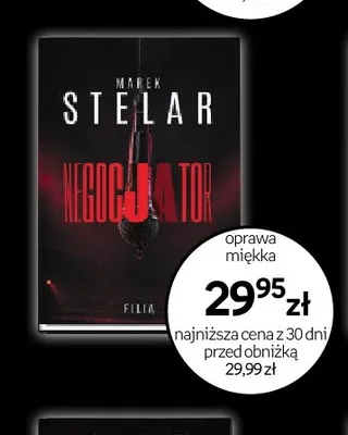 Książka Negocjator Marek Stelar oprawa miękka promocja w Empik