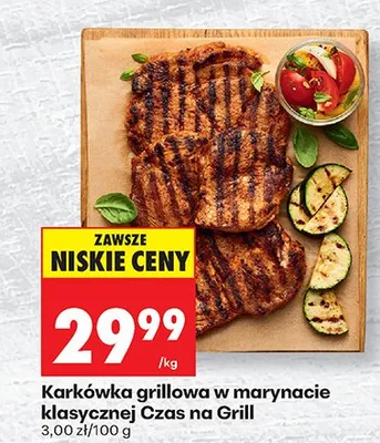 Karkówka grillowa w marynacie klasycznej promocja w Biedronka