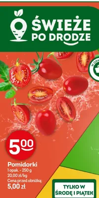 Pomidorki promocja w Żabka