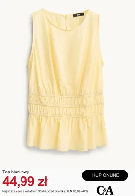 Top bluzkowy C&A promocja w C&A