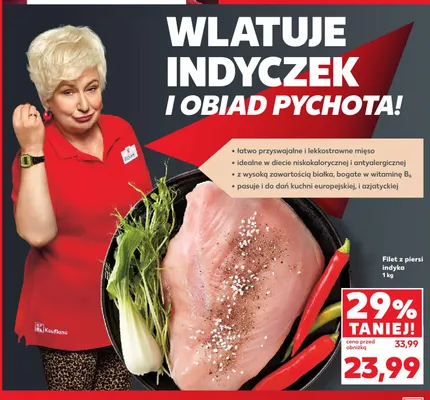 Filet z piersi indyka promocja w Kaufland