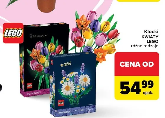 Klocki Kwiaty LEGO promocja w Carrefour