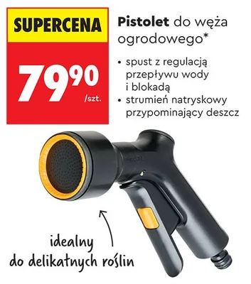 Pistolet do węża ogrodowego FISKARS promocja w Biedronka