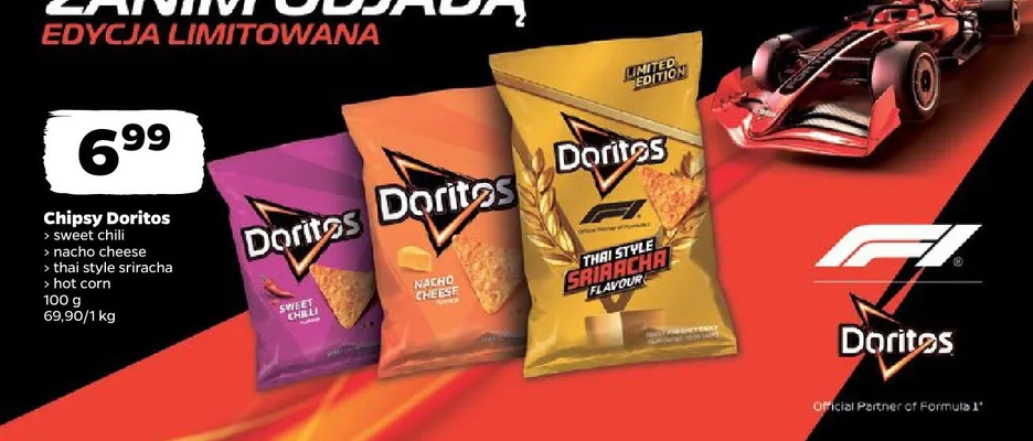 Chipsy Doritos Sweet Chili promocja w Netto