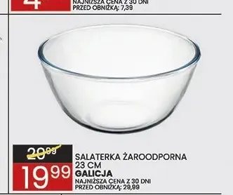 Salaterka żaroodporna 23 cm Galicja promocja w Wafelek