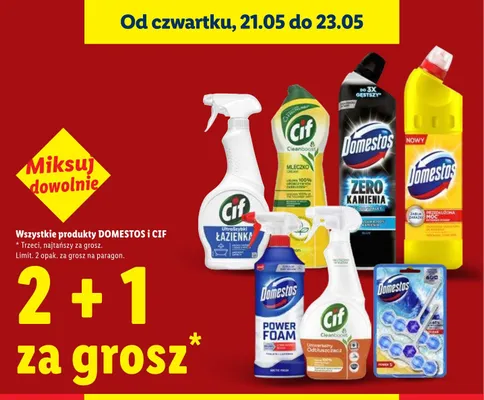 Odtłuszczacz uniwersalny Cif Cleanboost promocja w Lidl