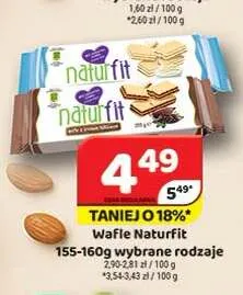 Wafle Naturfit promocja w Delfin