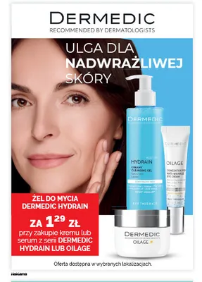 Żel do mycia Dermedic Hydrain promocja w Ziko Dermo