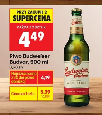 Piwo promocja w Biedronka
