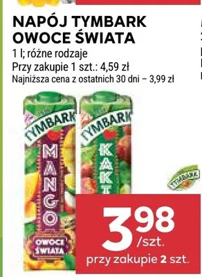Napój owoce świata różne rodzaje promocja w Stokrotka
