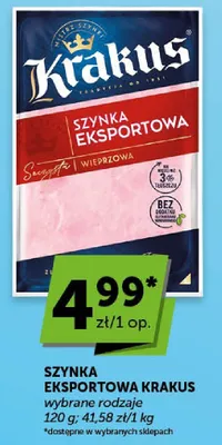 Szynka eksportowa wieprzowa promocja w ABC