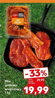 Mix grillowy wieprzowy Sokołów Grill House promocja w Kaufland