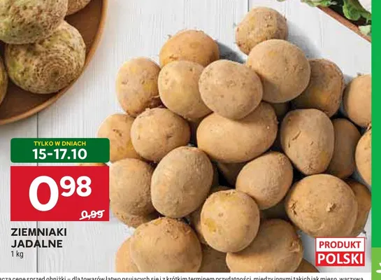 Ziemniaki jadalne promocja w Stokrotka