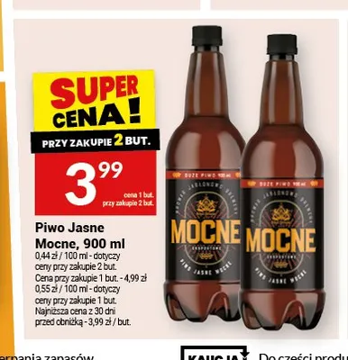 Piwo Jasne Mocne promocja w Twój Market