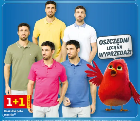 Koszulka polo męska promocja w Auchan