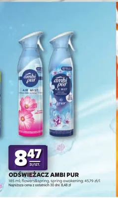 Odświeżacz powietrza w sprayu Ambi Pur Flowers & Spring promocja w Stokrotka