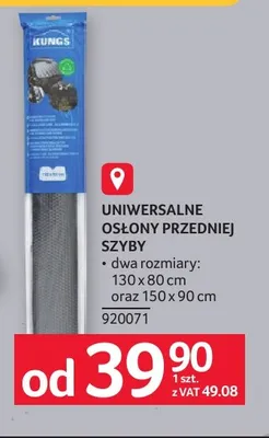 Uniwersalna osłona przedniej szyby Kungs 130x80 cm promocja w Selgros