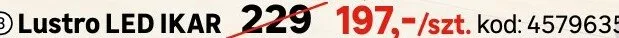 Lustro LED Ikar promocja w Leroy Merlin