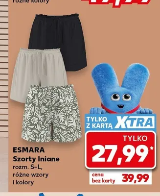 Szorty lniane ESMARA promocja w Kaufland