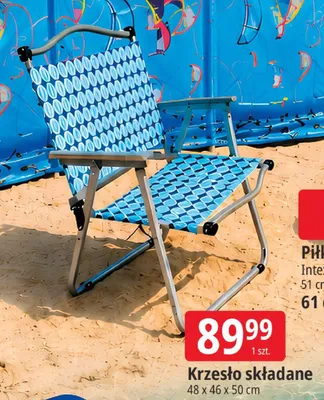 Krzesło składane promocja w Leclerc
