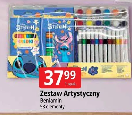 Zestaw artystyczny Beniamin 53 elementy promocja w Leclerc