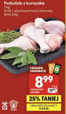 Podudzie z kurczaka promocja w Delikatesy Centrum