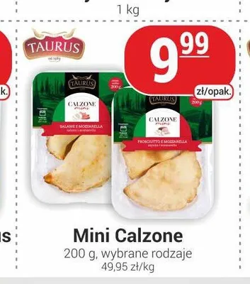 Mini Calzone Taurus promocja w Delikatesy Sezam