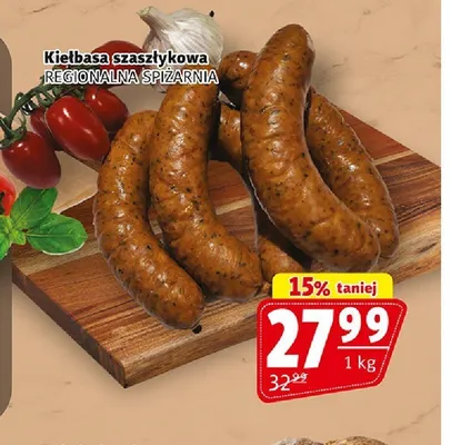 Kiełbasa szaszłykowa Regionalna Spiżarnia promocja w Prim Market