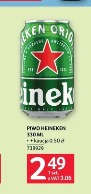 Piwo Heineken promocja w Selgros