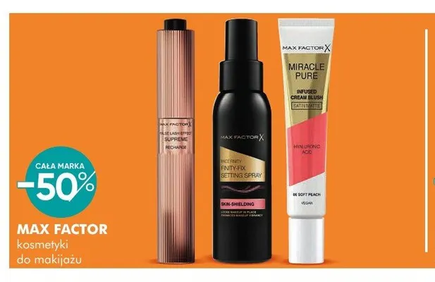Kosmetyki do makijażu Max Factor promocja w Super-Pharm