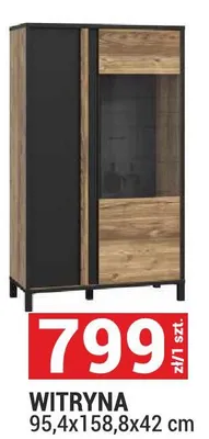 Witryna 95,4x158,8x42cm promocja w Merkury Market