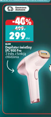 Depilator świetlny Ipl 900 Pro z funkcją chłodzenia Blow promocja w Biedronka Home