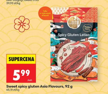 Sweet spicy gluten Asia Flavours promocja w Biedronka