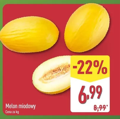 Melon miodowy promocja w Aldi