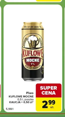 Piwo Kuflowe Mocne promocja w Carrefour Express