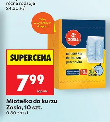 Miotełka do kurzu Zosia promocja w Biedronka