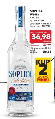 Wódka 40% alk. 0,7l promocja w Kaufland