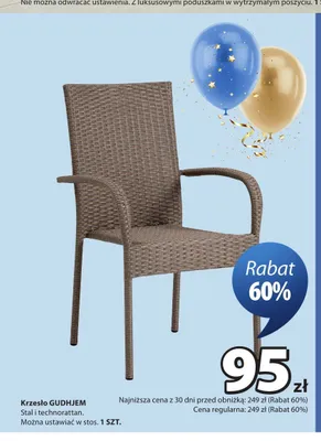Krzesło GUDHJEM promocja w Jysk