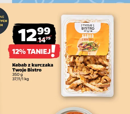 Kebab z kurczaka Twoje Bistro promocja w Netto