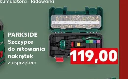 Szczypce do nitowania nakrętek z osprzętem Parkside promocja w Kaufland