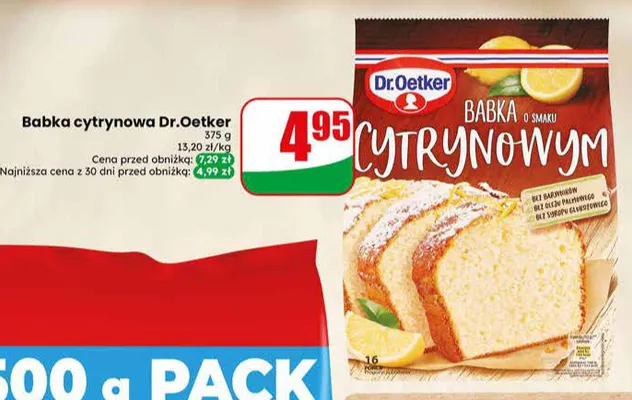 Babka cytrynowa Dr.Oetker promocja w Dino