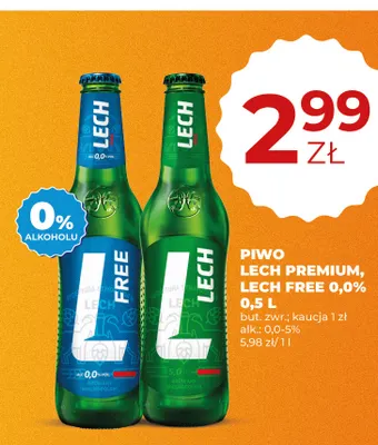 Piwo bezalkoholowe Lech promocja w Duży Ben