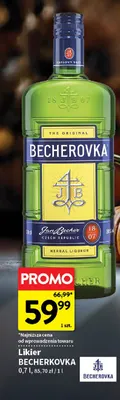Likier Becherovka promocja w Intermarche