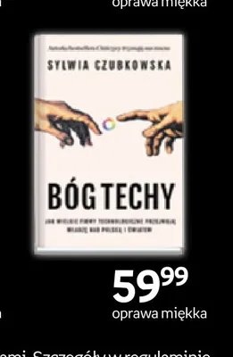 Książka Bóg techy Sylwia Czubkowska promocja w Empik