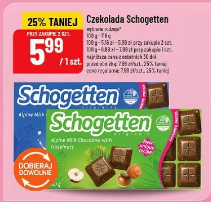 Czekolada promocja w POLOmarket