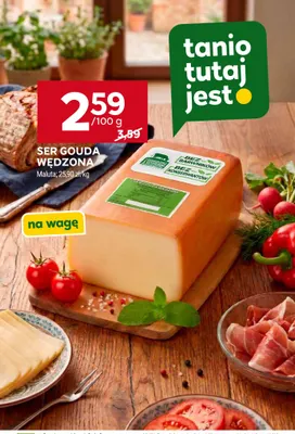 Ser gouda wędzona Maluta promocja w Stokrotka