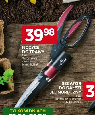 Nożyce do trawy GERLACH promocja w Stokrotka