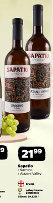 Wino białe Sapatio Sachino promocja w Netto